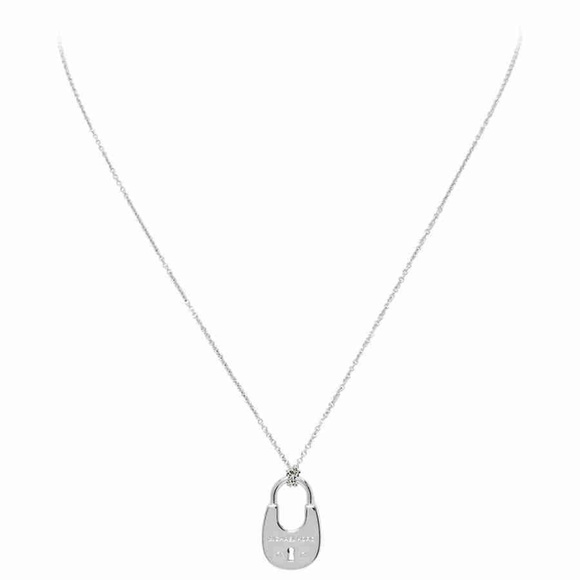 Michael Kors Jewelry - SALENIB Michael Kors silver padlock necklace